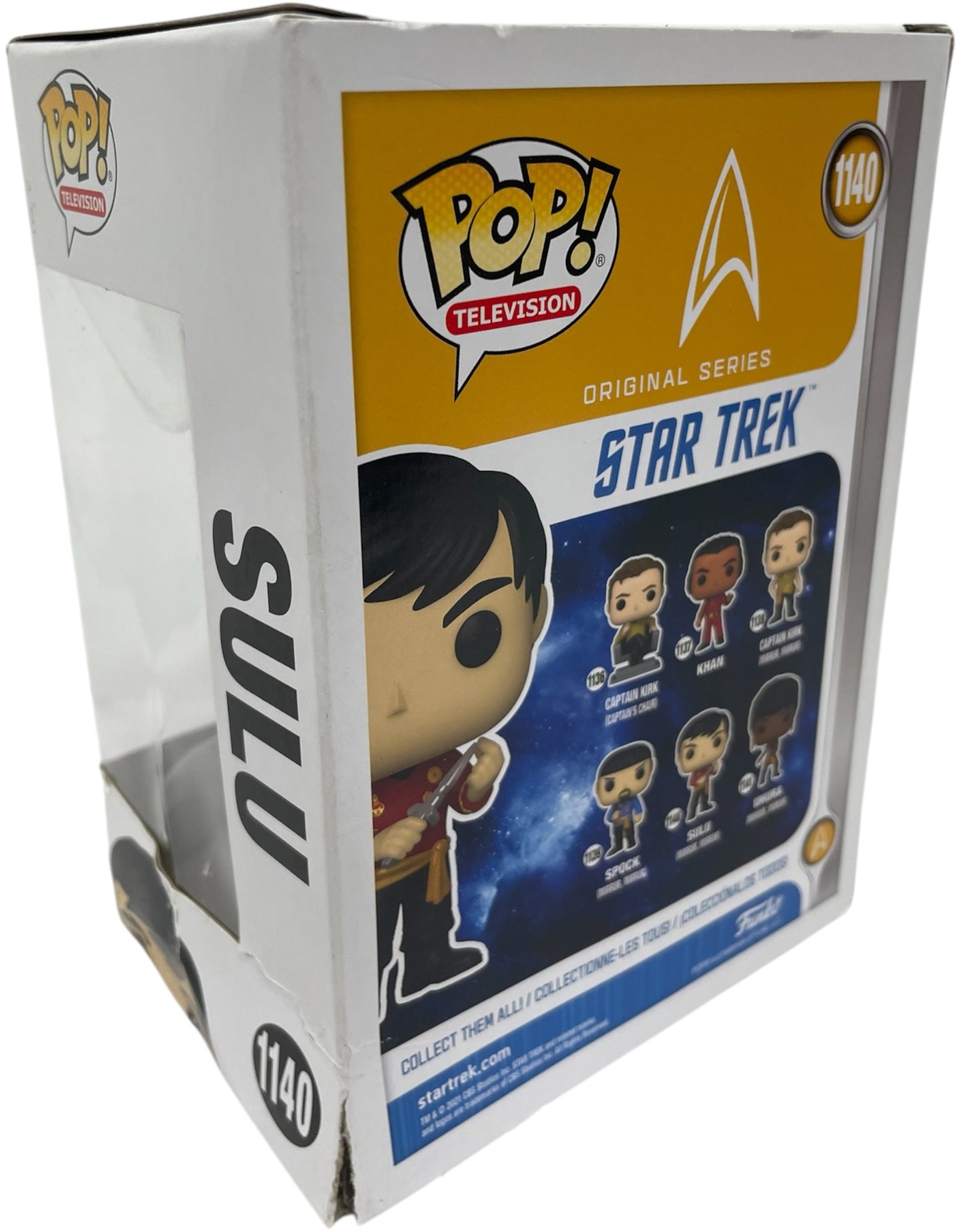 Funko 2021 Star Trek The Original Series Mirror Mirror Sulu Pop Television Vinyl Figure No. 1140 - Brand New Ex Shop Stock