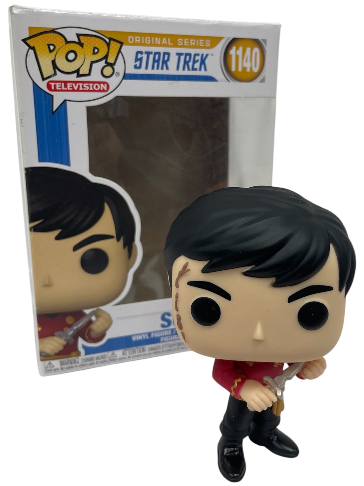 Funko 2021 Star Trek The Original Series Mirror Mirror Sulu Pop Television Vinyl Figure No. 1140 - Brand New Ex Shop Stock