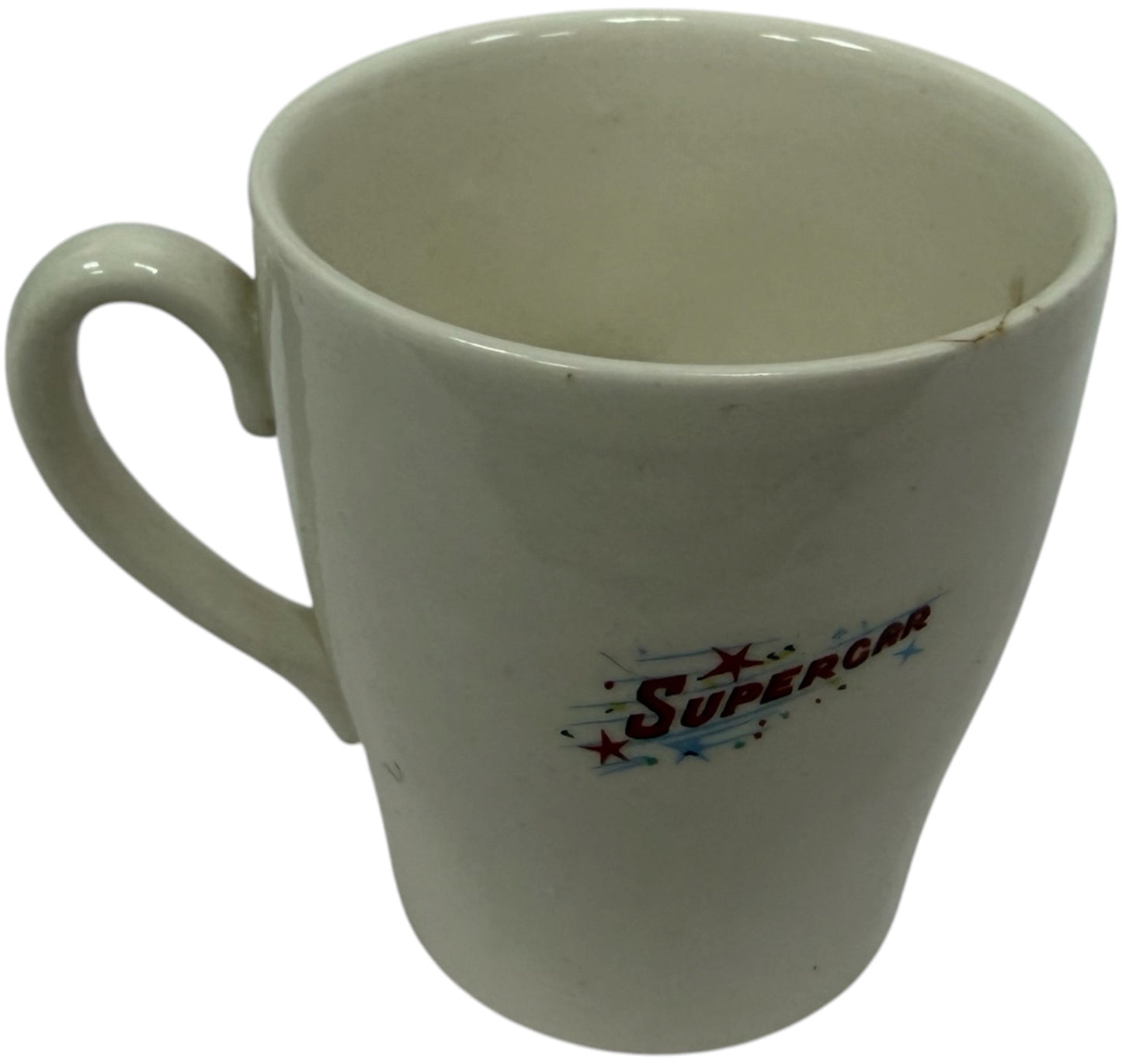 Vintage Keele St Pottery1962 Gerry Andersons A P Films Supercar Small Mug - Fantastic Condition - Ultra Rare Item