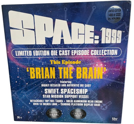 2022 Sixteen 12 Gerry Andersons Space 1999 - This Episode Brian The Brain - The Swift Spaceship Deluxe Limited Edition Highly Detailed Episode Collection Collectors Model - Brand New Factory Sealed