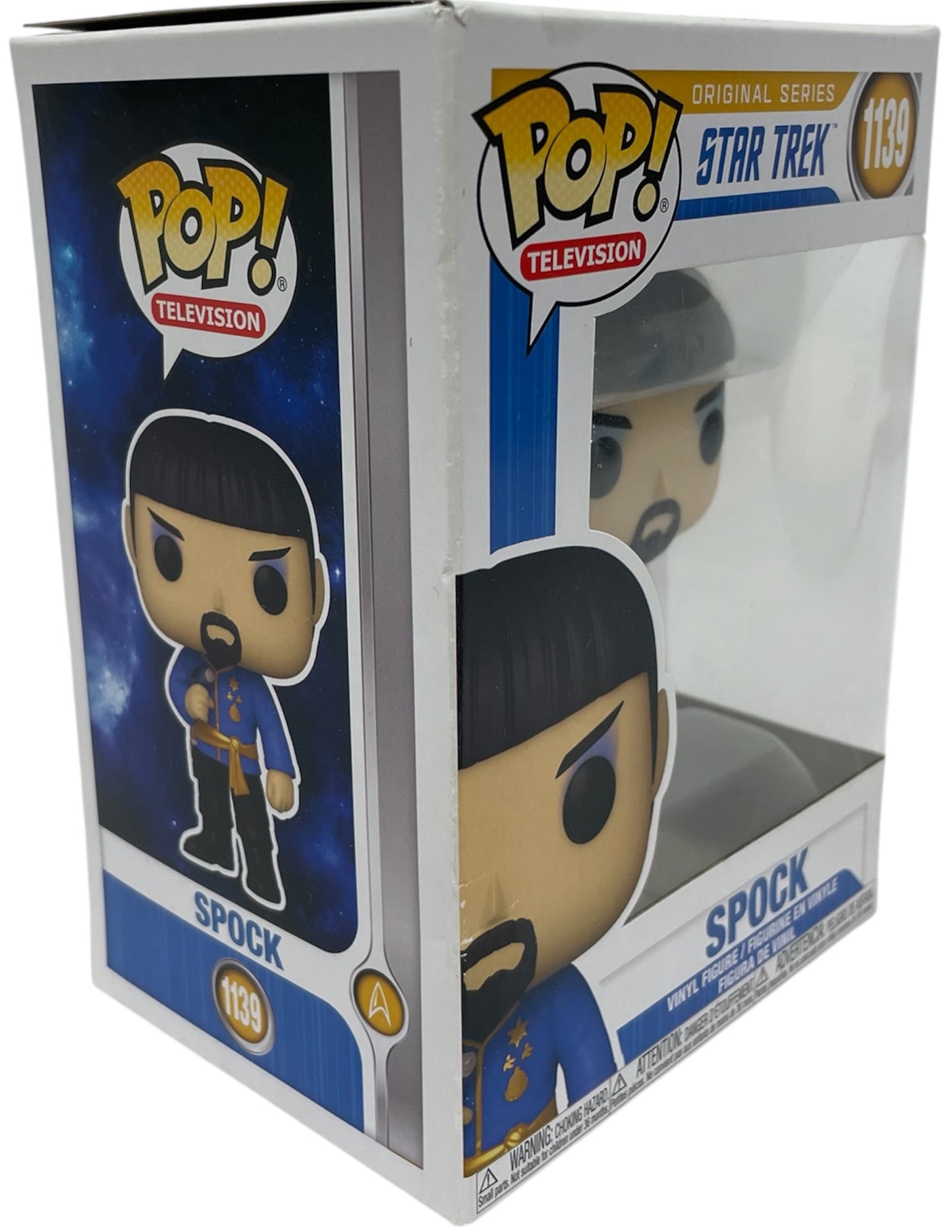 Funko 2021 Star Trek The Original Series Mirror Mirror Mr Spock Pop Television Vinyl Figure No. 1139 - Brand New Ex Shop Stock