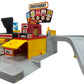 Vintage 1985 Matchbox Gearshift Garage - Electro Service Centre Vehicle Action Playset - Former Shop Counter Display Item