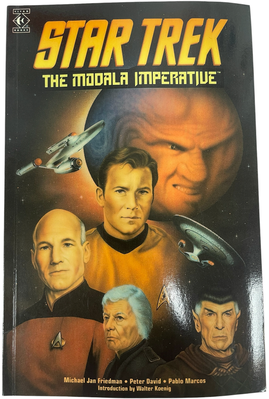 Vintage 1992 Star Trek TOS & TNG - The Modala Imperative - Graphic Comic Strip Novel - Former Shop Stock