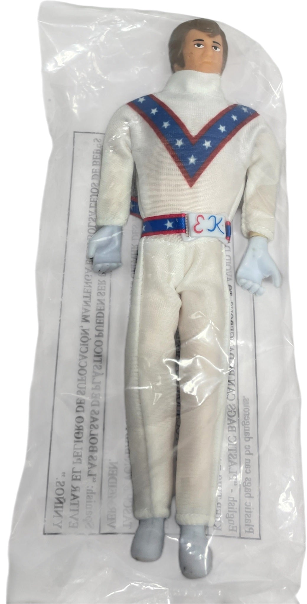 Classic Retro Reissue Evel Knievel King Of The Stuntmen Stunt Cycle Bike Complete With Evel Knievel Figure And Gyro Energizer - New In Box - Unsold Shop Stock