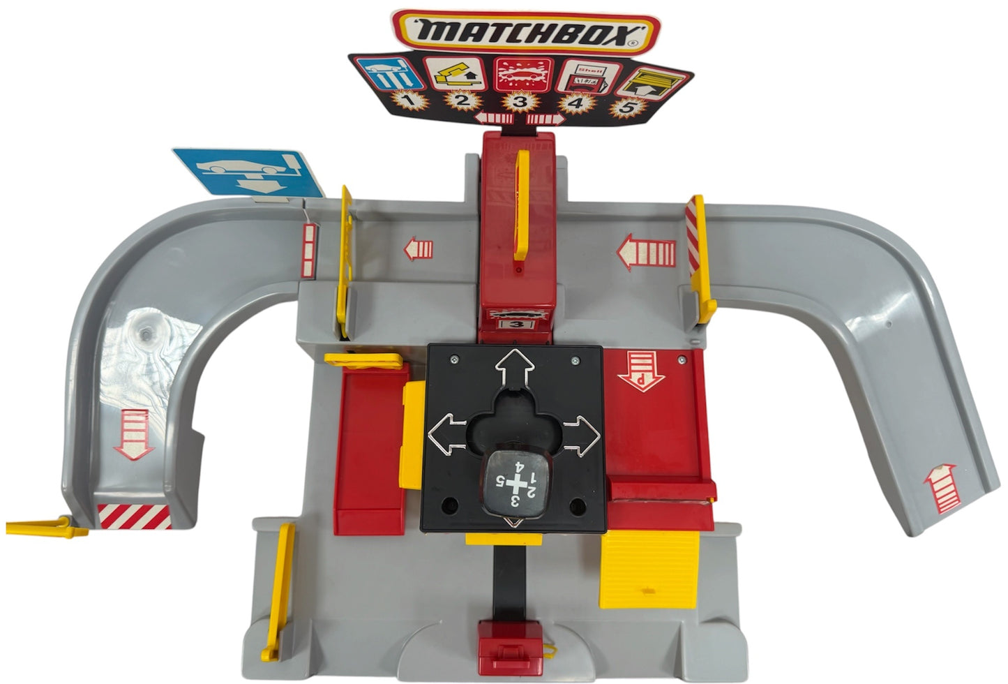 Vintage 1985 Matchbox Gearshift Garage - Electro Service Centre Vehicle Action Playset - Former Shop Counter Display Item