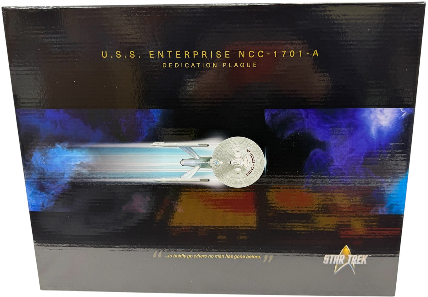 Star Trek 2025 _ Master Replicas - The U.S.S. Enterprise NCC-1701-A 1:1 Scale Dedication Plaque - Brand New Factory Sealed