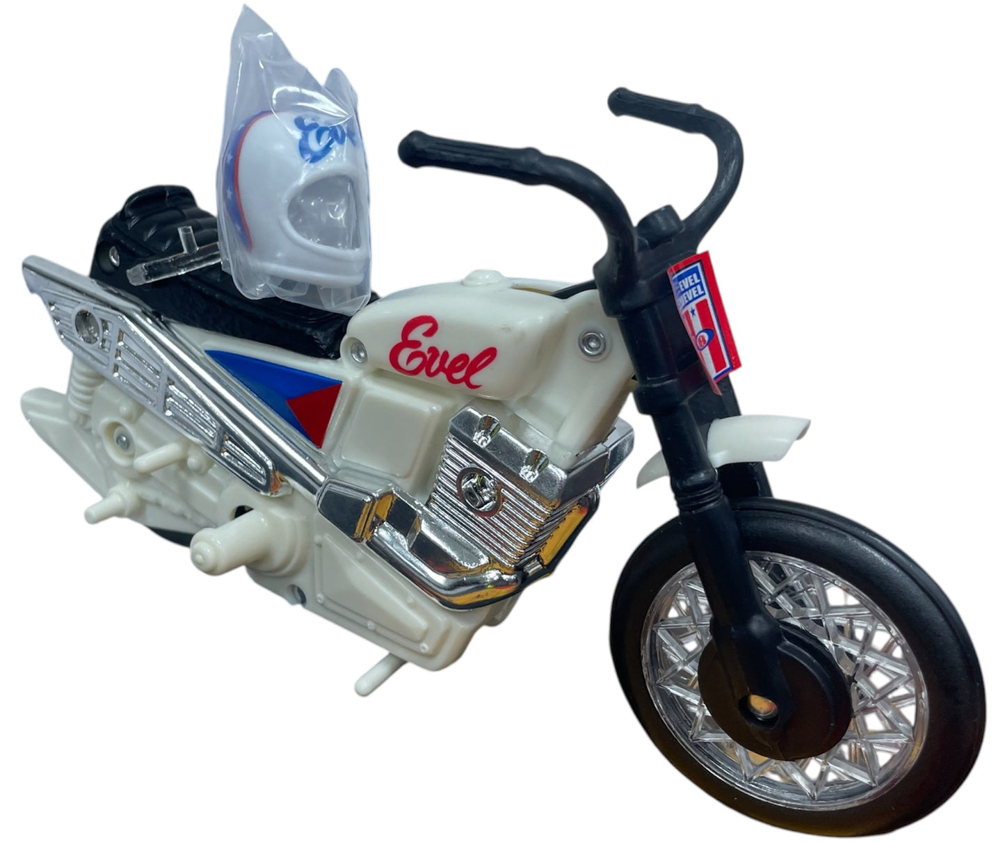 Classic Retro Evel Knievel King Of The Stuntmen Stunt Cycle Trail Bike Edition - Complete With Evel Knievel Figure And Gyro Energizer - New In Box - Unsold Shop Stock