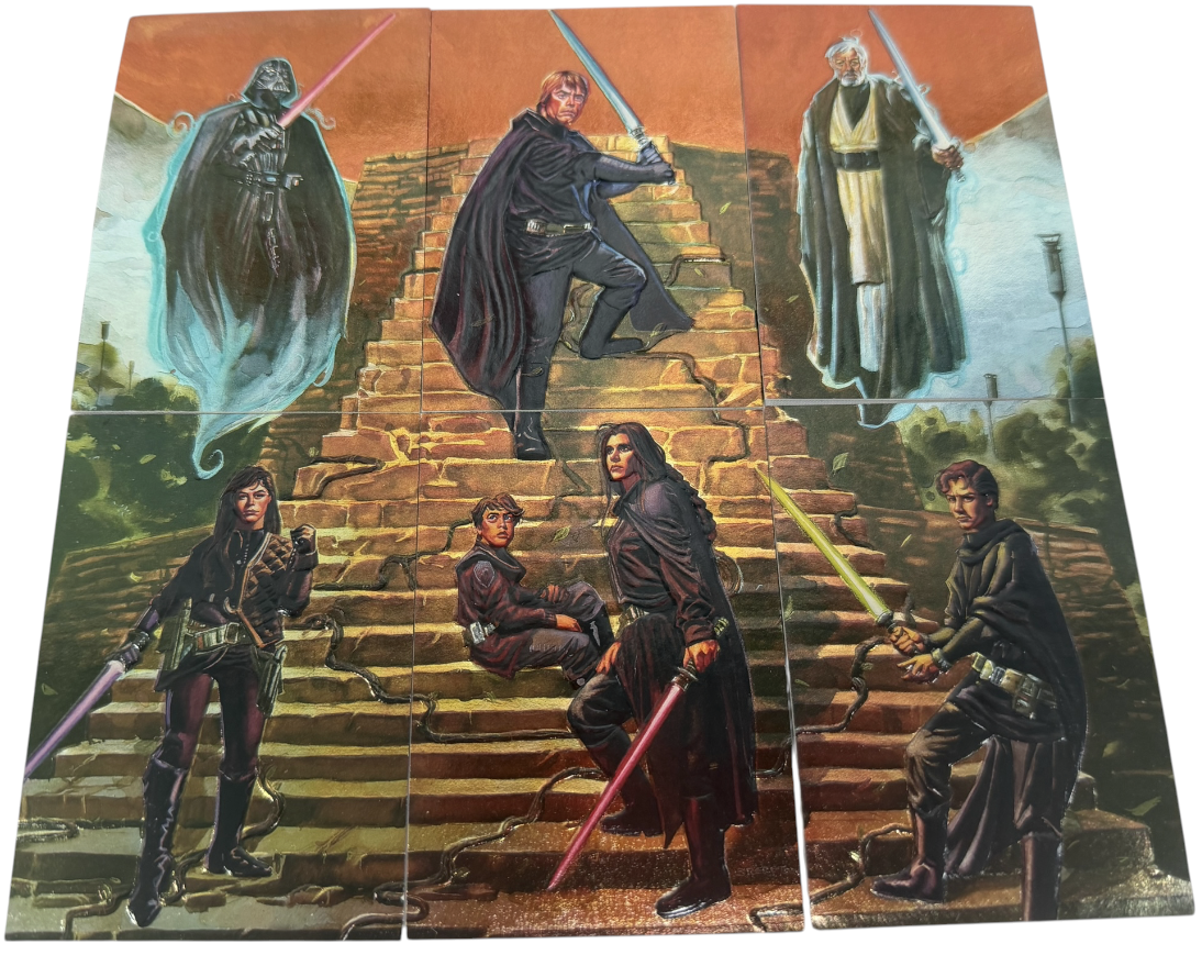 Vintage 1996 Topps Star Wars Finest Series - Set Of 6 Foil Embossed Chase Card Set - Mint Condition - Ex Shop Stock