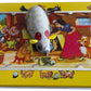 Vintage 1950's Mechanical Tin Toy - Lucky Mouse With Snow White And The Seven Dwarfs Background - Complete And Fully Working In The Original Box