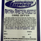 Vintage 1996 Topps Star Wars Finest Matrix Mastervisions Redemption Card - A New Hope - Mint Condition - Ex Shop Stock