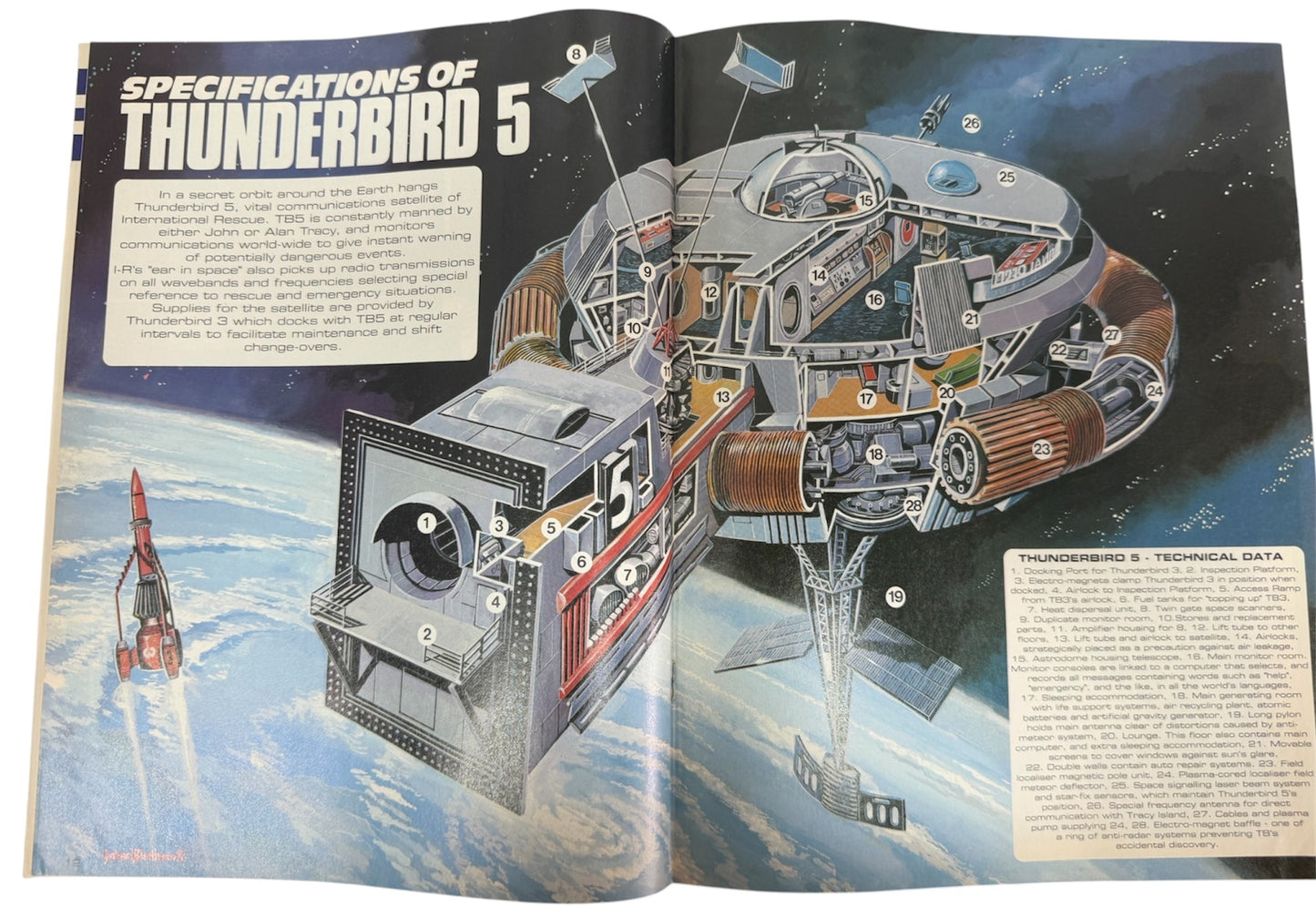 Vintage Gerry Andersons Thunderbirds Comic Magazine Issue No.5 December 27th 1991 - Ex Shop Stock (Grade 9.0).