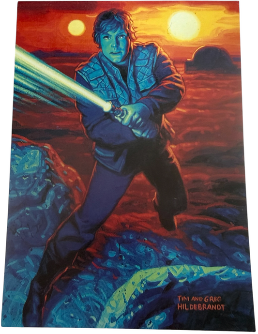 Vintage 1996 Topps Star Wars Shadows Of The Empire Promo Card SOTE3 Luke Skywalker By Hildebrandt - Ex Shop Stock