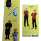 Vintage 1994 Star Trek Generations Weetabix Cereal Promotion Cards Stickers Double-Sided Rare - Mint Condition Ex Shop Stoc