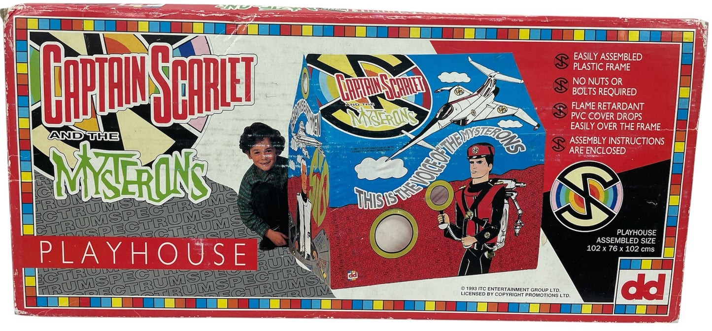 Vintage Dekkertoys 1993 Gerry Andersons Captain Scarlet And The Mysterons Playhouse / Play Tent - Ex Shop Stock
