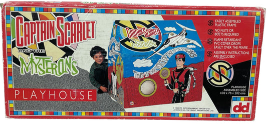 Vintage Dekkertoys 1993 Gerry Andersons Captain Scarlet And The Mysterons Playhouse / Play Tent - Ex Shop Stock