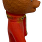 VIntage 1960's / 70's Rupert The Bear 11" Plastic Squeaky TV Toy. - Good Condition And Still Works