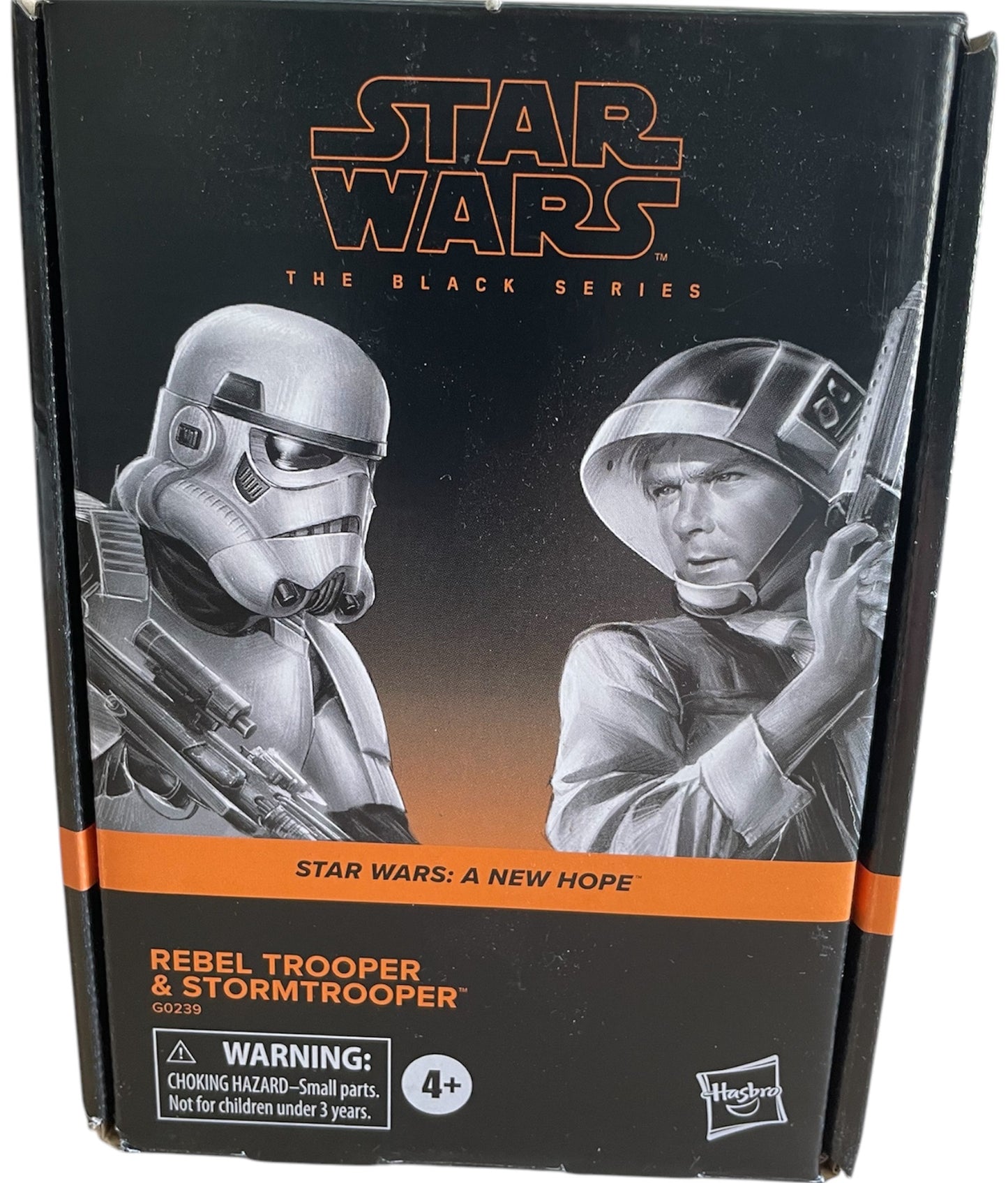 Star Wars Episode IV A New Hope The Black Series Rebel Trooper &amp; Stormtrooper 6 Inch Action Figure Set - Brand New Factory Sealed Shop Stock Room Find