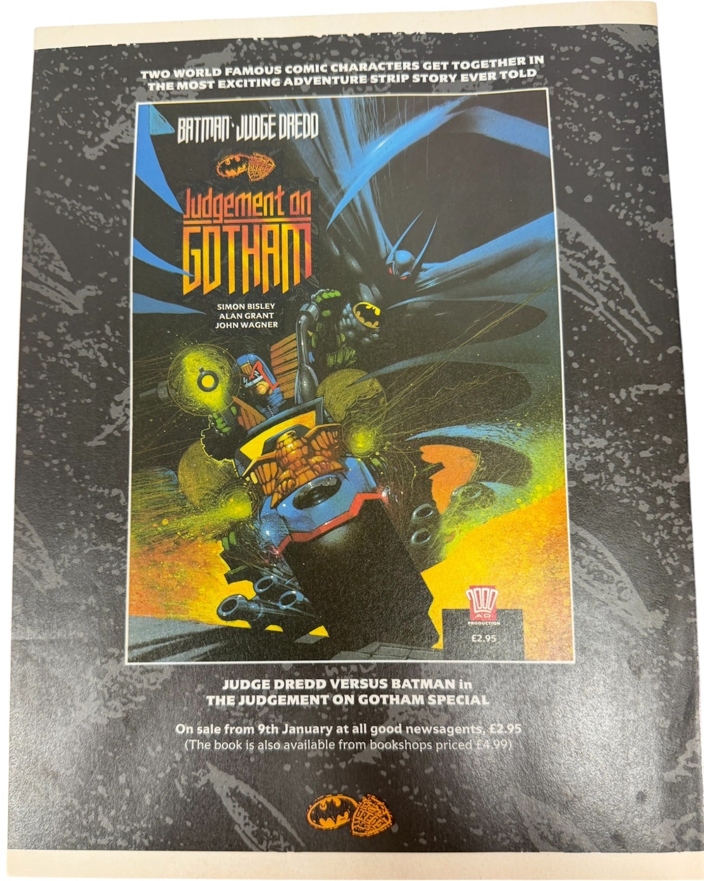 Vintage Gerry Andersons Thunderbirds Comic Magazine Issue No.6 January 10th 1992 - Ex Shop Stock (Grade 9.0)