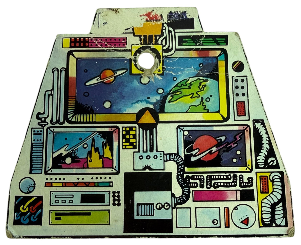Vintage MOTU Castle Grayskull Cardboard Computer Insert 1982 ORIGINAL He-Man Mattel - Good Condition