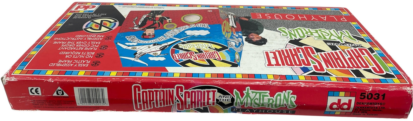Vintage Dekkertoys 1993 Gerry Andersons Captain Scarlet And The Mysterons Playhouse / Play Tent - Ex Shop Stock