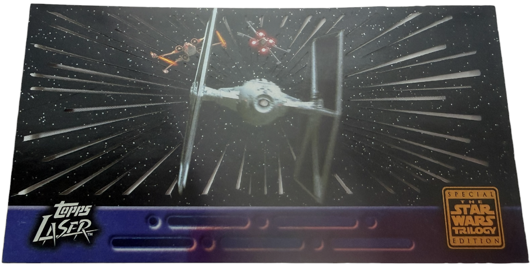 Vintage 1997 Topps Star Wars Trilogy Special Edition Widescreen Laser Cut Promo Card - 20th Anniversary Magazine  #0 - Ex Shop Stock