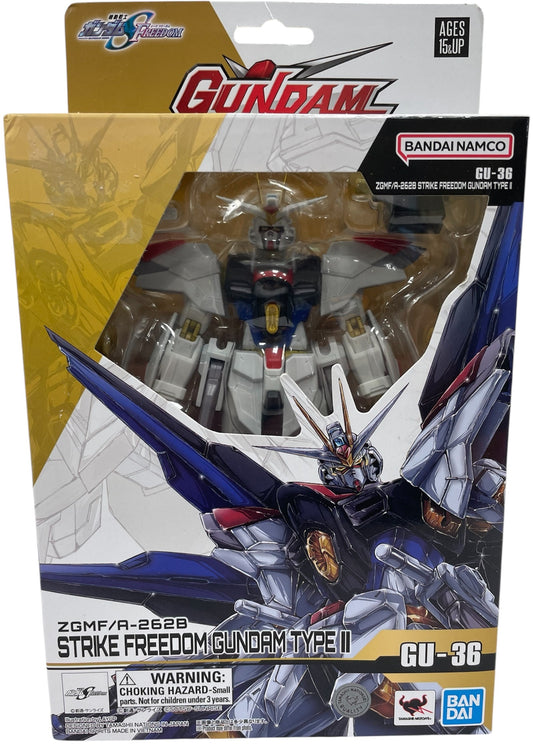 Bandai 2024 - ZGMF/A-262B Strike Freedom Gundam Type II GU-36 6 Inch Action Figure - Brand New Factory Sealed Ex Shop Stock