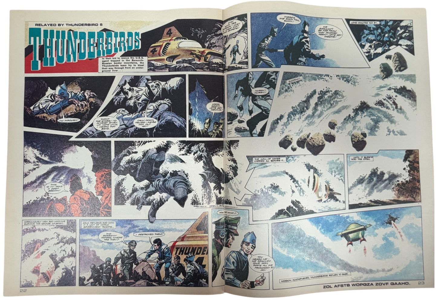 Vintage Gerry Andersons Thunderbirds Comic Magazine Issue No.6 January 10th 1992 - Ex Shop Stock (Grade 9.0)