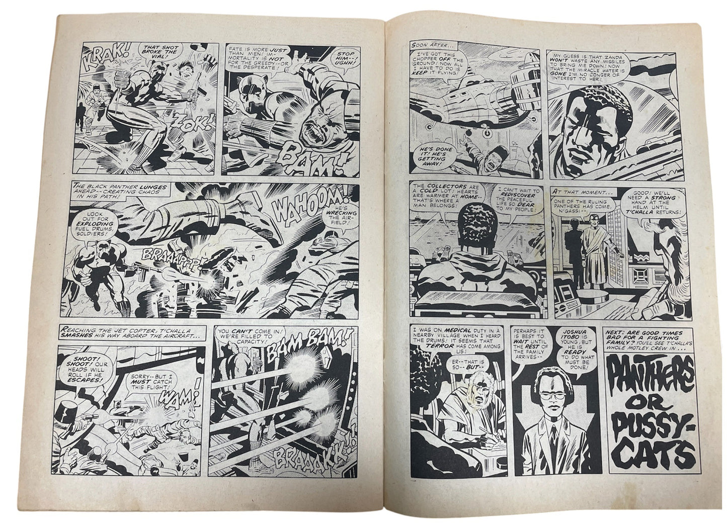 Vintage 1981 Marvel Super Adventure Comic Number 14 -The Panther Faces The Wrath Of The Collectors - 5th Aug 1981 - Former Shop Stock - (2.5 Grade)
