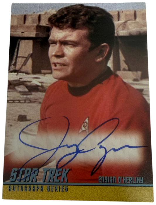 Vintage 2007 Star Trek: TOS 40th Series 2 - Jerry Ayres As Ensign O'Herlihy In Arena A185 Autograph Trading Card - Mint Condition - Ex Shop Stock
