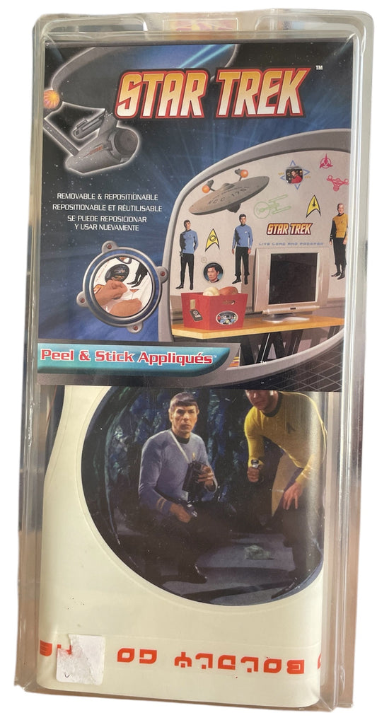 Vintage 2009 Star Trek The Original Series Room Mates Peel And Stick Appliques - Brand New Shop Stock Room Find