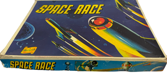 Vintage 1950's A Berwick Game - Space Race Board Game - Complete In The Original Box.
