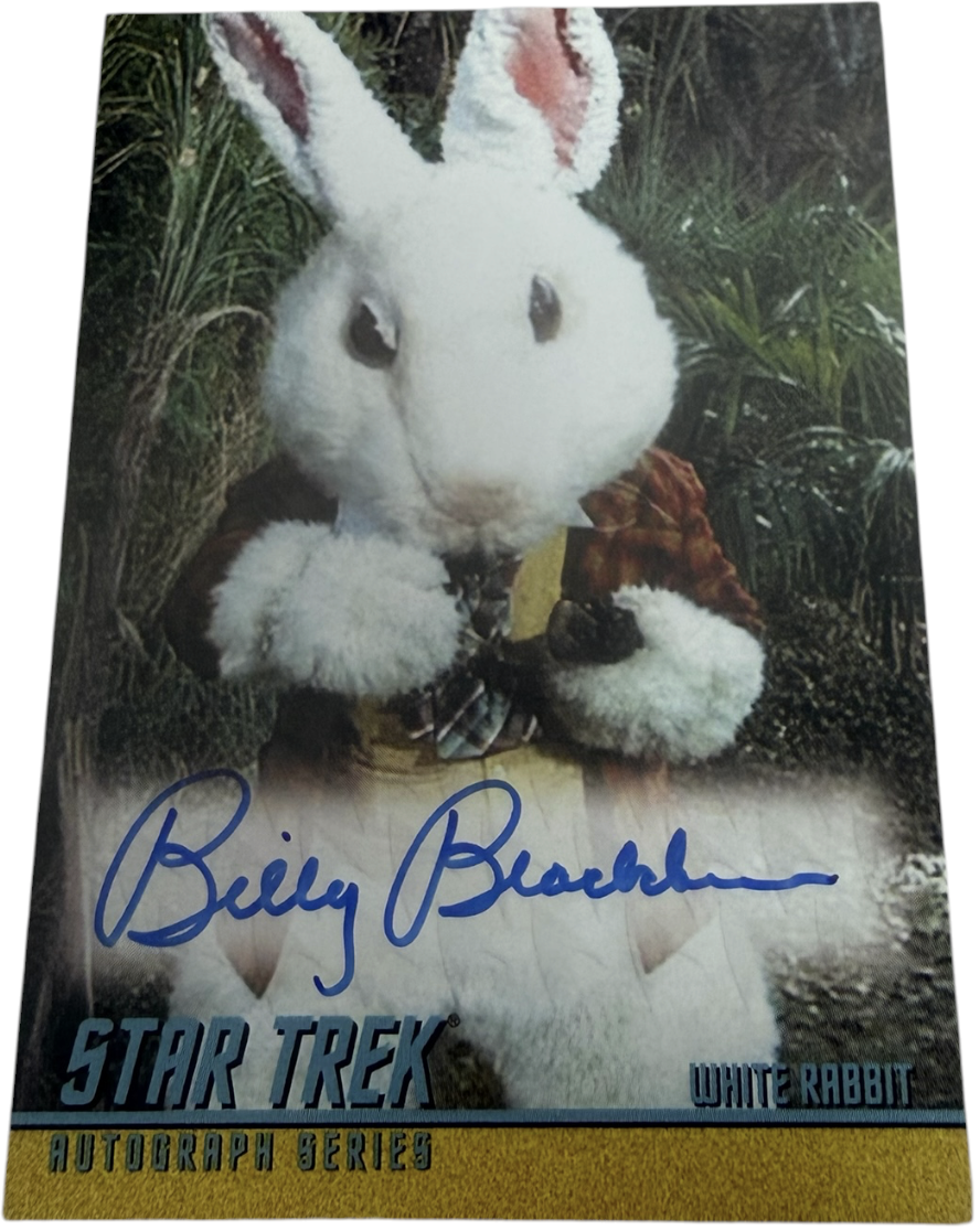 Vintage 2007 Star Trek: TOS 40th Series 2 - Billy Blackburn as White Rabbit In Shore Leave A144 Autograph Trading Card - Mint Condition - Ex Shop Stock