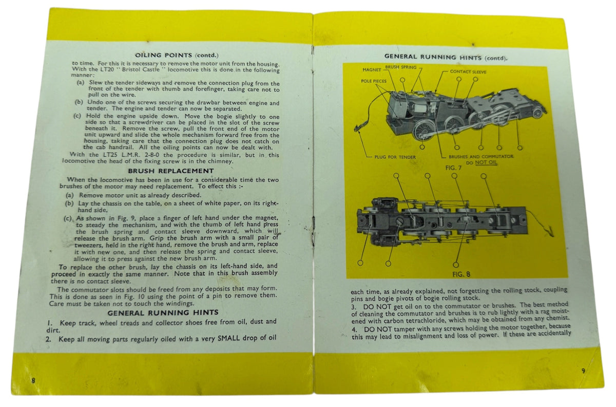 Vintage Hornby Dublo Instructions & Fold-Out Colour Catalogue Brochure - Meccano - Very Good Condition