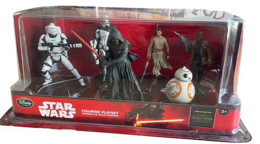 Star Wars 2016 Episode VII The Force Awakens 6 Collectors Figurine Play Set - Brand New And Factory Sealed Shop Stock Room
