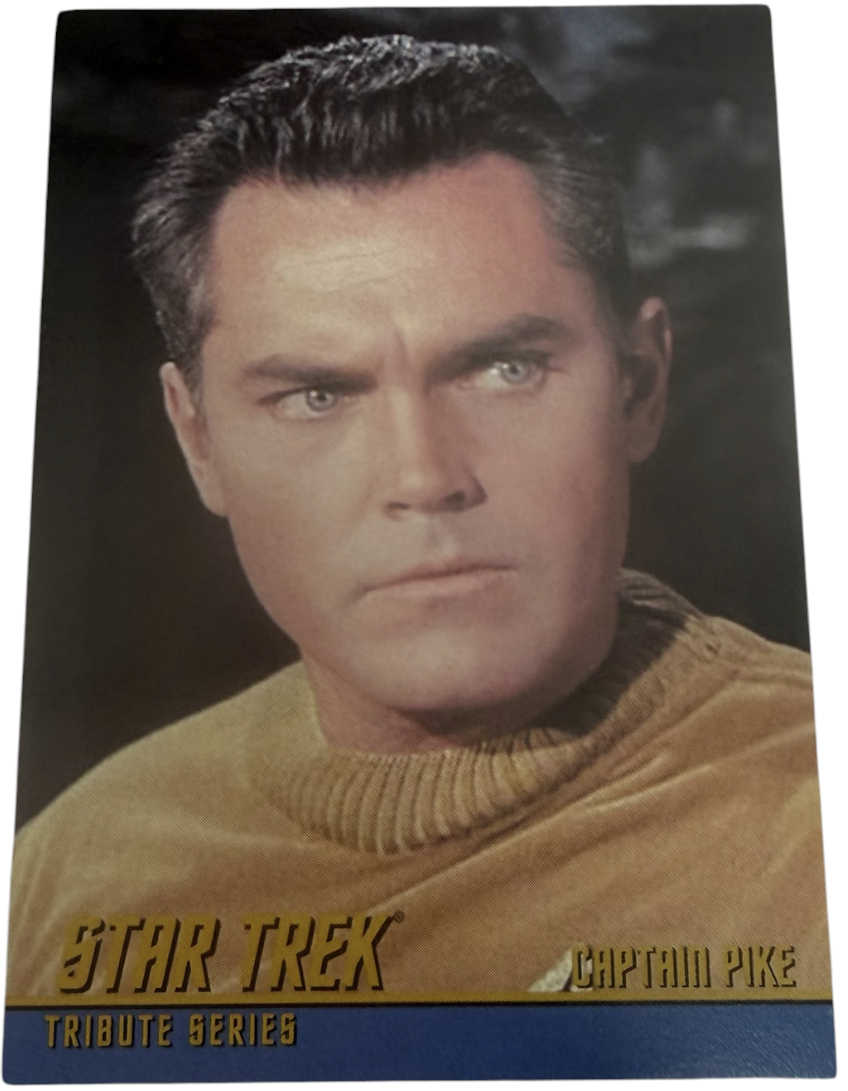 Vintage 2009 Rittenhouse Star Trek Tribute Series - Jeffrey Hunter As Captain Pike T1 Chase Card - Mint Condition - Ex Shop Stock
