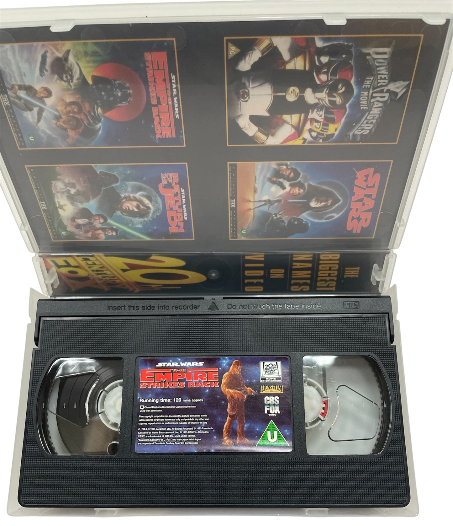 Vintage 1995 Lucas Film Digitally Remastered Star Wars The First Movie Trilogy Box Set VHS Video Cassettes 20th Century Fox - Ex Shop Stock