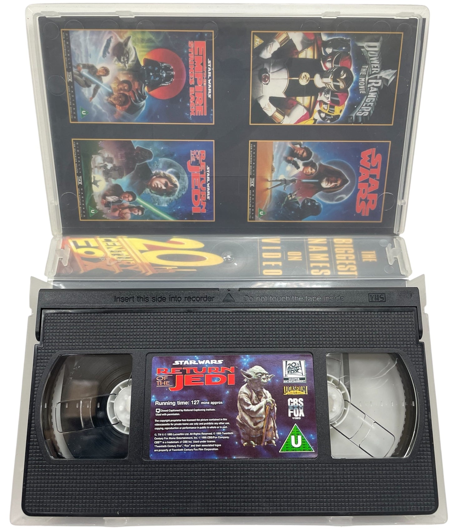 Vintage 1995 Lucas Film Digitally Remastered Star Wars The First Movie Trilogy Box Set VHS Video Cassettes 20th Century Fox - Ex Shop Stock