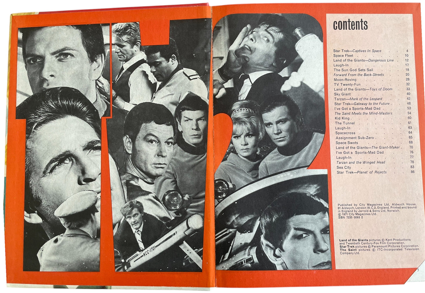 Vintage TV21 Annual from 1971 - Fantastic Condition