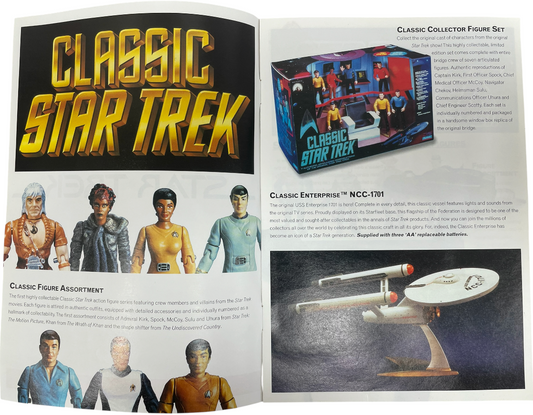 Vintage 1995 Star Trek Bandai Toy Catalogue of Star Trek Playmates Toys - Shop Stock Room Find