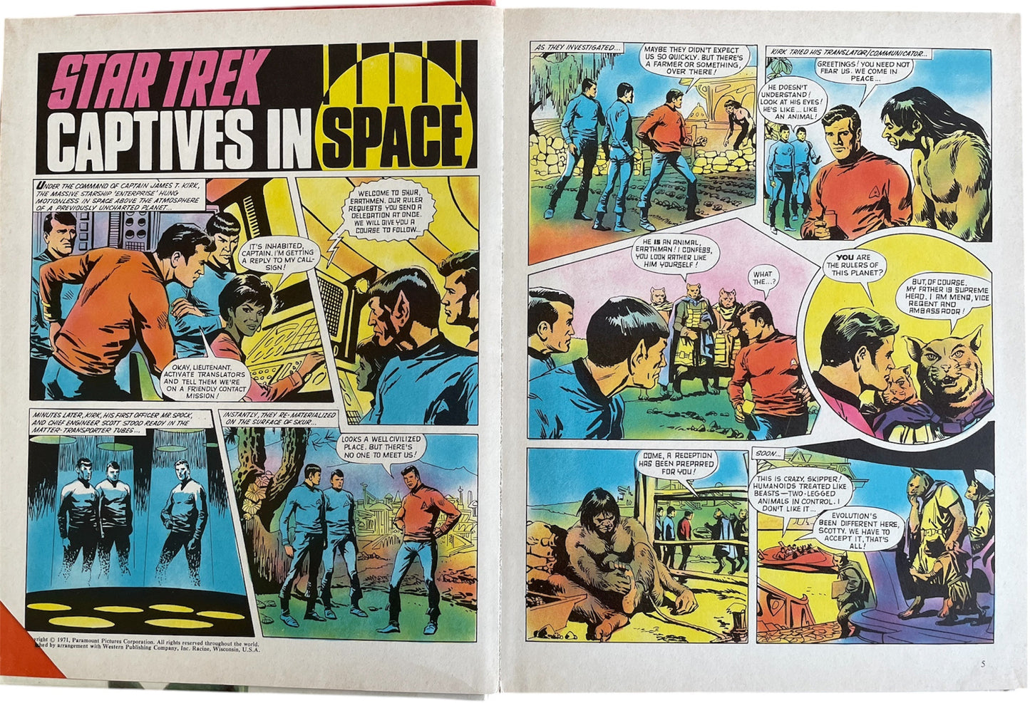 Vintage TV21 Annual from 1971 - Fantastic Condition