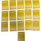 Vintage 1968/69 A&BC Footballers Yellow Backs - Lot of 16 Cards Inc Jimmy Greaves - Very Good Condition