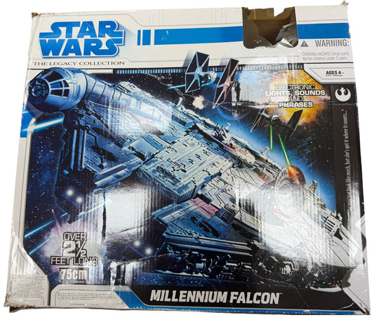 &nbsp;Vintage Hasbro Star Wars 2008 The Legacy Collection - Electronic Millennium Falcon BMF - Complete With The Box