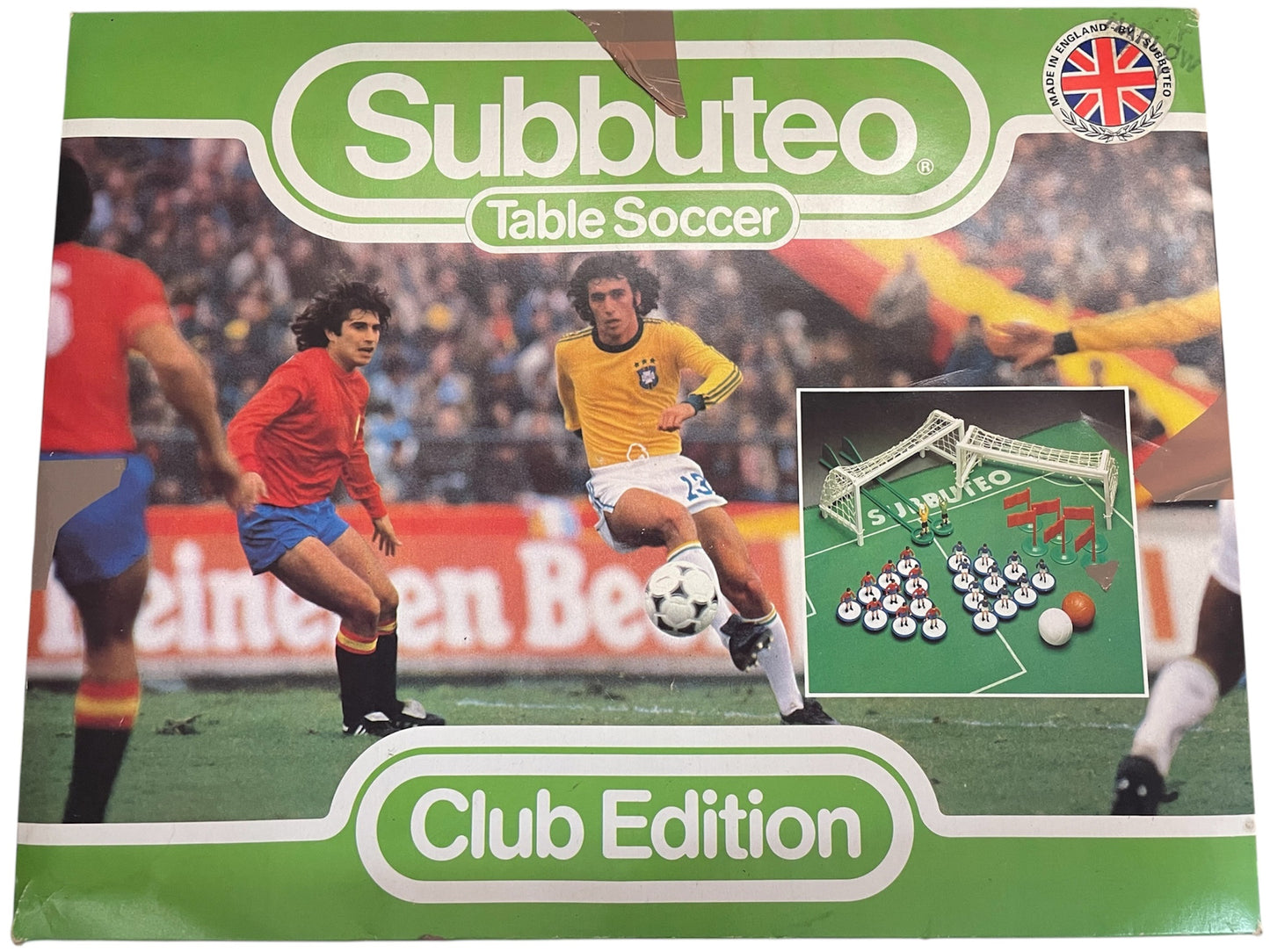 Vintage 1981 Subbuteo Table Soccer Club Edition  60140 - 100% Complete In The Original Box.