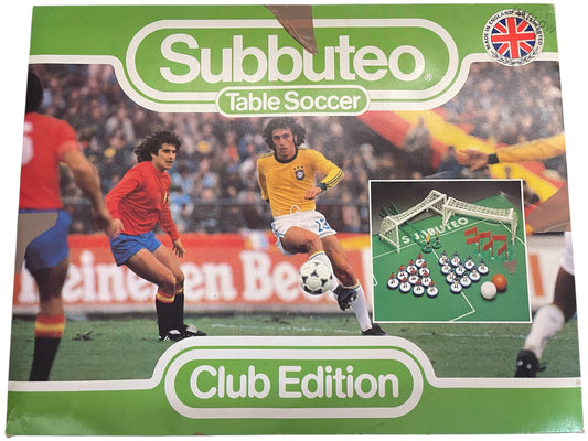 Vintage 1981 Subbuteo Table Soccer Club Edition  60140 - 100% Complete In The Original Box.