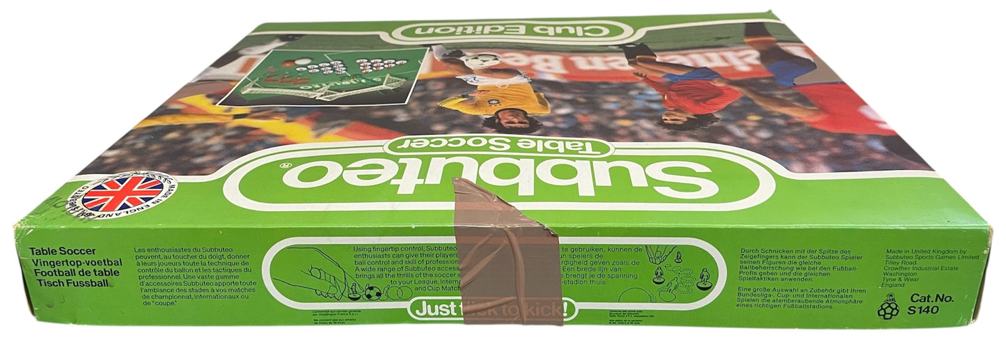 Vintage 1981 Subbuteo Table Soccer Club Edition  60140 - 100% Complete In The Original Box.