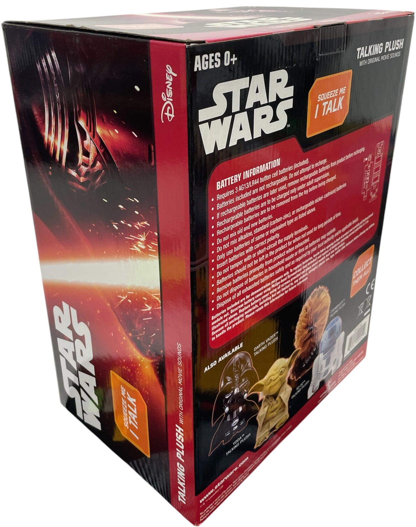 Disney 2015 Star Wars Jedi Master Yoda 15 Inch Talking Plush Toy With Original Movie Sounds - Brand New Factory Sealed Shop Stock Room Find
