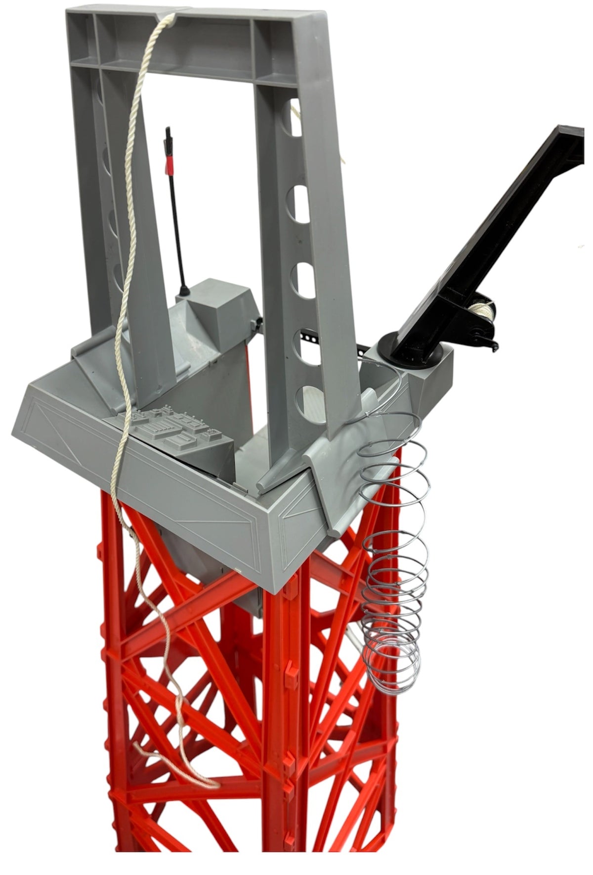 Vintage 1970's Palitoy - Action Man Training Tower With Escape Slide And Crane - Fantastic Condition In The Original Box