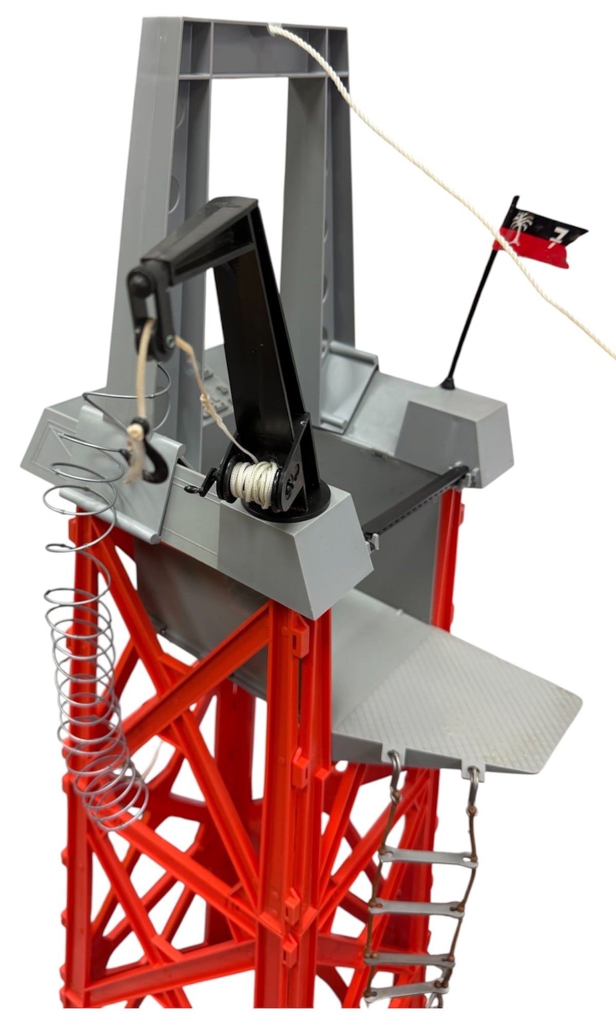 Vintage 1970's Palitoy - Action Man Training Tower With Escape Slide And Crane - Fantastic Condition In The Original Box