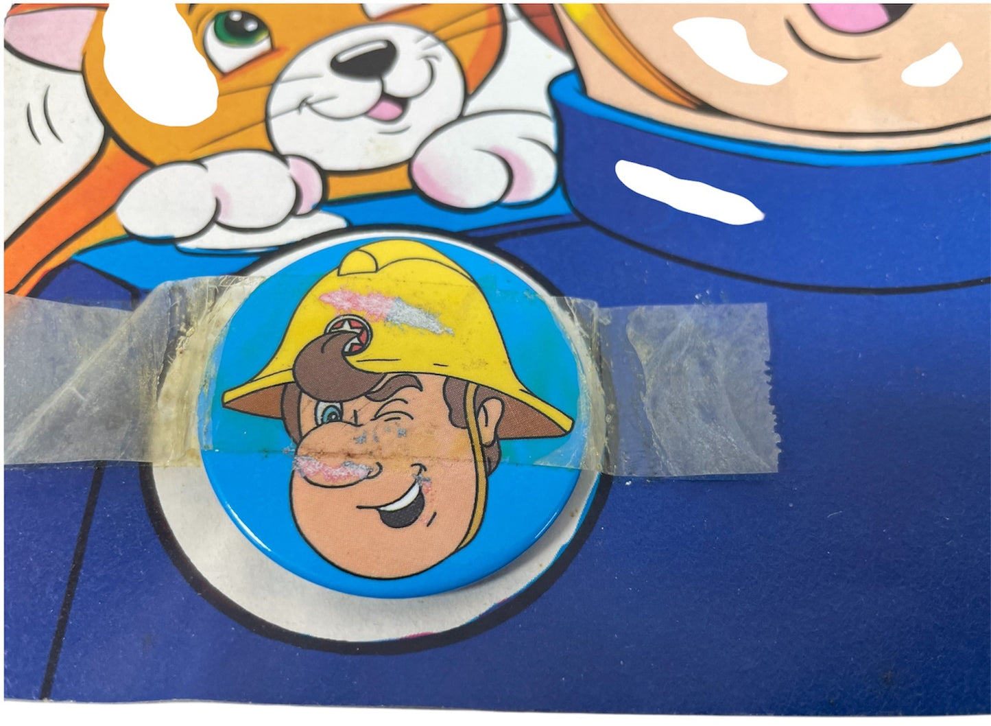 Vintage Redan Company 1993 - Fireman Sam Comic Issue No. 100 1993 With Free Fireman Sam Gift- Unsold Shop Stock (6.5 Grade)