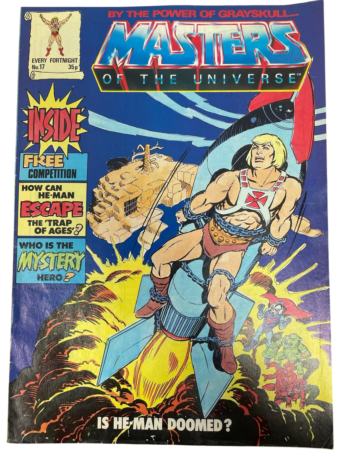 Vintage Mattel 1986 - Masters Of The Universe Comic Issue No. 17 1986 - Ultra Rare Copy In Fantastic Condition - Ex Shop Stock (6.0 Grade)